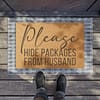Please Hide Packages Doormat