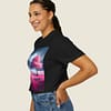 Moonlight Cherry Blossoms Unisex Garment-Dyed T-shirt - Image 8