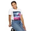 Moonlight Cherry Blossoms Unisex Garment-Dyed T-shirt - Image 22
