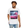 Moonlight Cherry Blossoms Unisex Garment-Dyed T-shirt - Image 23