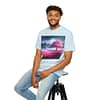Moonlight Cherry Blossoms Unisex Garment-Dyed T-shirt - Image 39