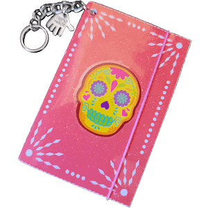 Sugar Skull Notebook Keychain