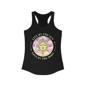 Live By The Sun Love By The Moon Women's Ideal Racerback Tank