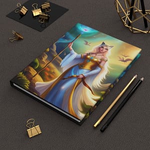 Cat Goddess Hardcover Journal Matte